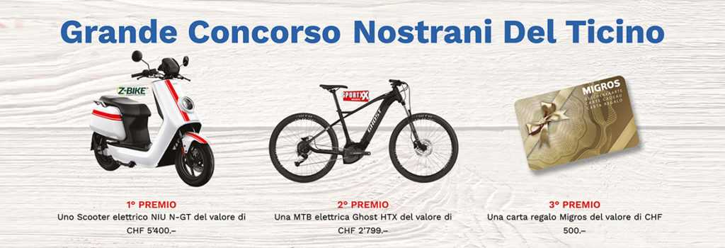 Il grande concorso Nostrani del Ticino